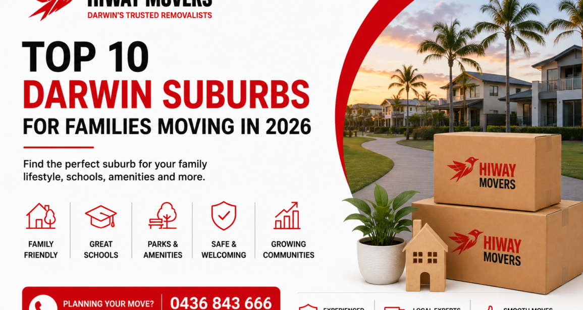 Top 10 Darwin Suburbs for Families Moving in 2026