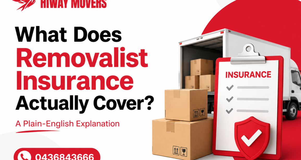 What Does Removalist Insurance Actually Cover? A Plain-English Explanation
