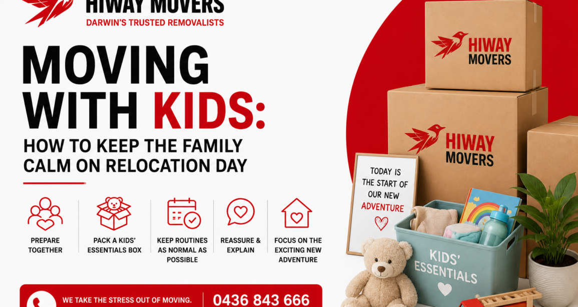 Moving With Kids: How to Keep the Family Calm on Relocation Day