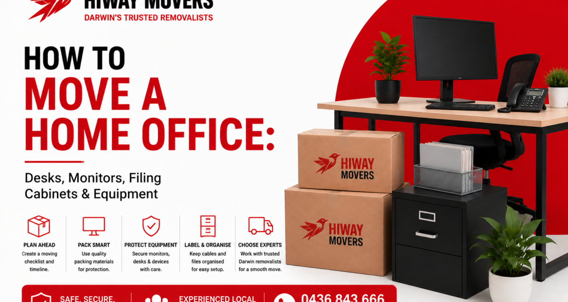 How to Move a Home Office: Desks, Monitors, Filing Cabinets & Equipment