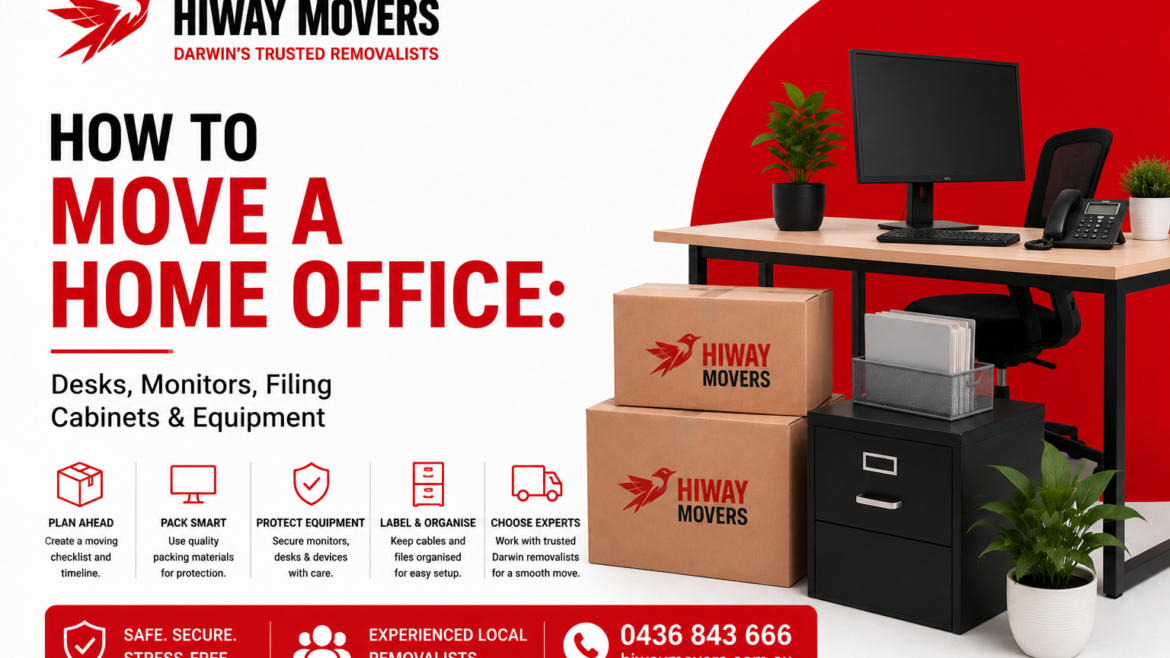 How to Move a Home Office: Desks, Monitors, Filing Cabinets & Equipment